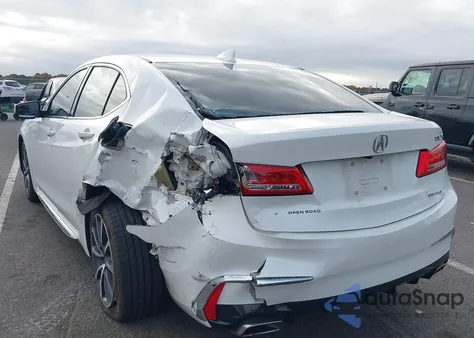 2018 Acura Tlx Tech Pkg z USA, uszkodzony, nr VIN 19UUB3F56JA006284